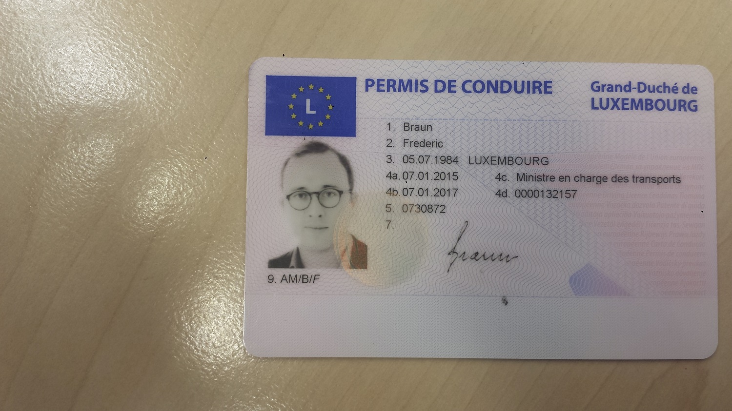 acheter un permis de conduire luxembourgeois enregistré